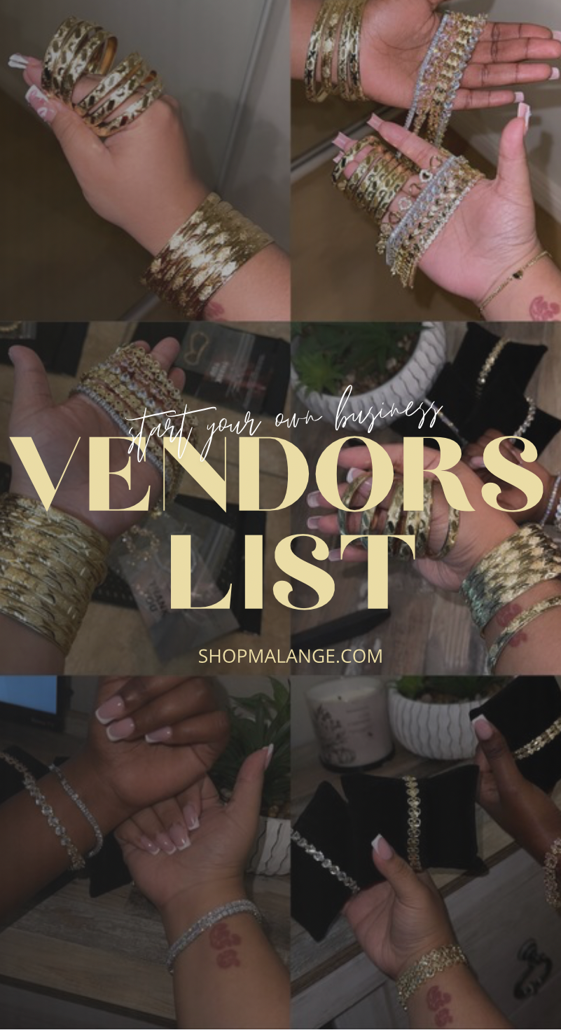 JEWELRY VENDORS LIST
